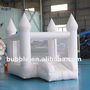 Çocuklar oyun alanı düşük fiyat şişme beyaz <span class=keywords><strong>mini</strong></span> kale - Product Image 3