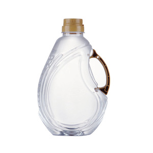 Bouteille d'huile alimentaire/bouteille de vin en plastique PET transparente plate de 1L/1,5L/1,8L/2,5L/5L - Product Image 1