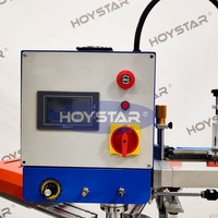 Machine automatique de sérigraphie pour étiquettes de col de t-shirt, kit de sérigraphie automatique compact pour vêtements sans étiquette, machine à sérigraphie octopode.