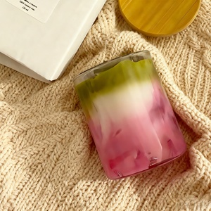 Bougie en gelée aromathérapeutique faite à la main en cire de soja avec logo personnalisé Cadeaux d'anniversaire Mariage Décoration de la maison Bougie en gelée - Product Image 3