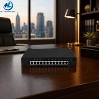 Switch Ethernet Administrado PoE+ de 8 Puertos 10/100/1000 con Presupuesto PoE de 124W y 2x 1G SFP Uplinks, Unidad de Alimentación CA, 5700-10P-PWR-LI-AC