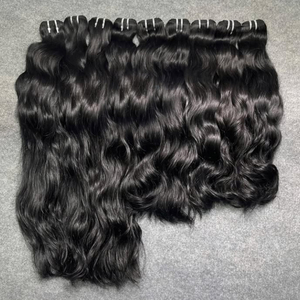 Hot Bán Nguyên Liệu Việt Nam Tóc Con Người Weave Bó, Chưa Qua Chế Biến Việt Nam Tóc Thăn Bó Các Nhà Cung Cấp Số Lượng Lớn Đôi Rút Ra Sợi Ngang - Product Image 4