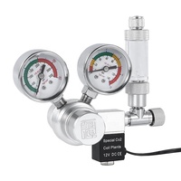 ZRDR contrôle du CO2 régulation de la pression bipolaire alliage d'aluminium accessoires d'aquarium soupape de réduction de la pression du co2 d'aquarium