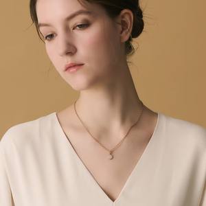 925 perak Sterling <span class=keywords><strong>14K</strong></span> batu permata lapis emas Retro Vintage, Kalung liontin nefrit giok heksagonal - Product Image 4