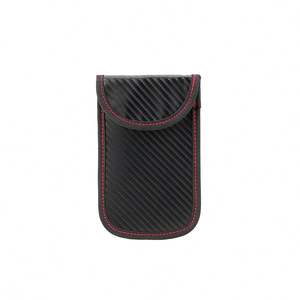 กระเป๋าใส่กุญแจรถยนต์และพวงกุญแจคาร์บอนไฟเบอร์แบบขายส่ง ป้องกันสัญญาณ RFID ป้องกันการโจรกรรม ดีไซน์ทันสมัย - Product Image 2