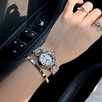 Montre Scottie A9625 rétro intemporelle avec petit cadran secondaire 9625 pour femme, étanche 3 ATM, en acier inoxydable, mouvement à quartz, idéale pour les cadeaux et les trajets quotidiens