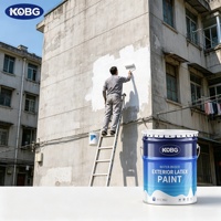 Peinture au latex à base d'eau sans produits toxiques, prix usine OEM ODM, pour murs intérieurs et extérieurs, revêtement mural acrylique sans APEO