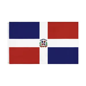 1 pc disponibile Pronto per la spedizione 3x5 Ft 90x150cm dom Dominicana bandiera