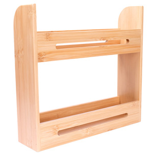 Kitchenware storage rack, countertop oil, salt, soy <b>sauce</b>, and vinegar storage rack, custom-made double-layer spice rack for - Product Image 2