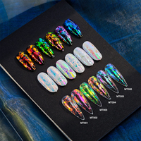 Superbe paillettes caméléon arc-en-ciel, paillettes irisées blanc opale pour cosmétiques, résine et artisanat