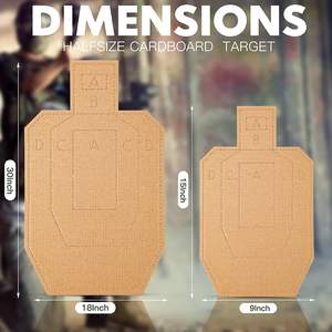 Uspsa/ipsc/<span class=keywords><strong>idpa</strong></span> cardboard ยิงเป้าหมายกระดาษเป้าหมายยุทธวิธีแบบทอร์โซ่สำหรับฝึกซ้อมยิงปืน - Product Image 2