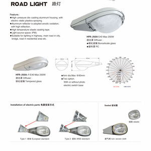 ไฟไฮเบย์เซรามิก E27 150W 250W 400W โคมไฟโรงงาน ทนทาน - Product Image 4