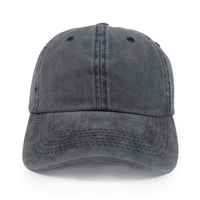 Gorra de Béisbol Casual de Algodón Lavado Estilo Vintage, Personalizable con Logotipo, Ajustable, de 6 Paneles, Unisex, para Uso Diario