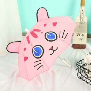 Paraguas Súper Mini 3D Estéreo para Niños, Semiautomático de 8 Varillas, Diseño de Orejas de Animales de Dibujos Animados, para la Vuelta al Cole, Publicitario - Product Image 4