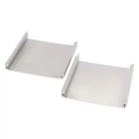 Amplificateur électronique en aluminium extrudé boîtier de projet boîtier personnalisation carte de Circuit imprimé boîtier de commande en métal
