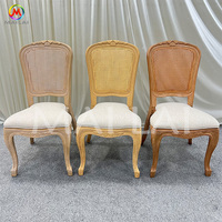 Le plus récent Restaurant salle à manger chaise en résine de rotin élégant rétro chaise d'événement chaise de mariage en bois