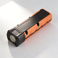 Lampe de poche pliable à double faisceau 900LM, tête rotative à 180 degrés, base magnétique, affichage du niveau de la batterie, batterie remplaçable, IP54, zoom
