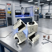 Bloc de guidage linéaire en aluminium CNC SCS8UU avec unités de glissière pour ateliers d'impression 13 mm x 30 mm