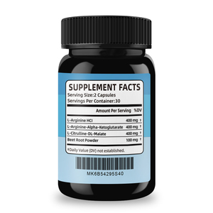 Fabricante de Suplementos Nutracéuticos de L-arginina con Óxido Nítrico, Mejora la Energía Masculina, 60 Cápsulas de L-arginina - Product Image 5