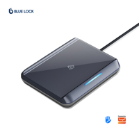 Encodeur de cartes Bluelock E5 avec capteur pour application TTLOCK, système de serrure intelligente NFC TTHotel, lecteur-graveur de clés pour gestion d'hôtels et portes en bois