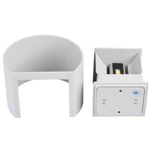 VT-756 V-TAC 3000K โคมไฟผนังกลางแจ้ง IP65สีขาว6W LED กลม - Product Image 3