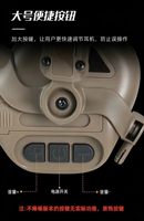 Casque tactique avec support incurvé pour casque rapide, idéal pour les sports de plein air et la communication tactique