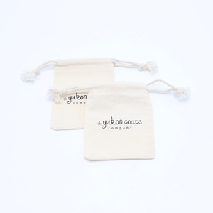 Sinh Thái Thân Thiện Tự Nhiên Bông Vải Dây Rút Xà Phòng Bao Bì Túi Mini Gift Jewelry Muslin Bông Lưu Trữ Túi - Product Image 2