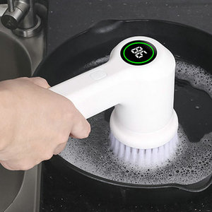 Household Handheld Flooring Scrubber Electric Cleaning Brush Removing Stubborn Stains Rotation Spin Scrubber Spinning Brushes