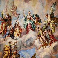 Papier peint mural auto-adhésif personnalisé, peinture classique baroque pour salon de villa et hall d'hôtel, club, foyer