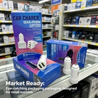 Cargador de Coche USB de Carga Rápida, Económico y Práctico, Herramienta de Carga para Automóvil con Excelente Relación Calidad-Precio