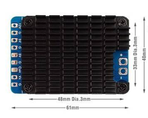 Module abaisseur de tension Matek Model Aircraft BEC 12S-PRO avec protection TVS, tension d'entrée 9V-55V, fabriqué à Guangdong, emballage en boîte couleur - Product Image 3