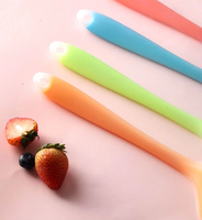 Ensemble d'ustensiles de cuisine en silicone et nylon louche à fente pelle à riz