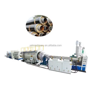 Prefabricated Directly Buried Thermal PU Foam Insulation hope jacket Pipe extrusion machine