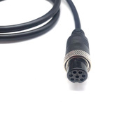 Faisceau de câbles personnalisé avec connecteur aviation multipol, assemblage de câbles blindés FT1 ignifuge, OEM pour l'automatisation industrielle