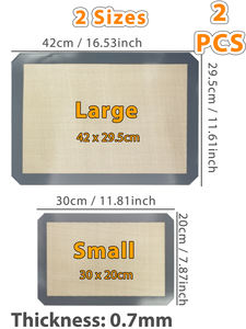 <span class=keywords><strong>Tapis</strong></span> <span class=keywords><strong>de</strong></span> <span class=keywords><strong>cuisson</strong></span> en silicone rectangulaire réutilisable personnalisé <span class=keywords><strong>60x40</strong></span> pour la vente en gros, cuisine commerciale - Product Image 4