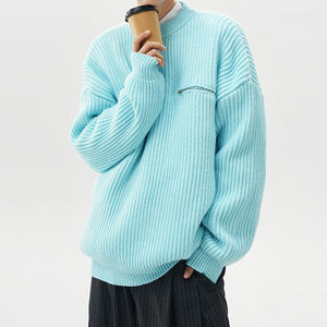 Pull en tricot imprimé vintage à col rond pour femme, design personnalisable, matière haut de gamme en élasthanne/polyester - Product Image 6