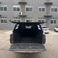 Capot de benne rigide en alliage d'aluminium pour pick-up Great Wall GWM Poer, avec fenêtre arrière verrouillable et étanche