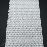 Tissu en dentelle guipure florale élégante de qualité supérieure T-Win, tissu en dentelle guipure soluble dans l'eau personnalisé, broderie Leptonema, tissu de broderie