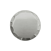 Marqueur de balle de golf en métal personnalisé avec logo, style rétro, plaqué cuivre et argent, bord personnalisé, pièce de monnaie, idéal comme cadeau pour club de golf