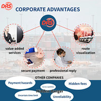 Agent d'expédition FBA au Canada, transitaire maritime LCL + Express via le transporteur DPS, livraison en 7 jours depuis la Chine
