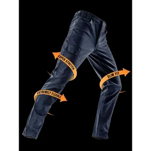 Super Stretch Slim <b>Chino</b> custom workwear pants - Product Image 1