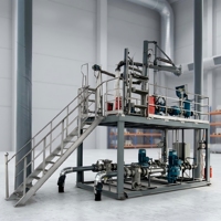 Système de chargement et de déchargement de liquides sur châssis avec contrôleur de lots, bras de chargement et escalier pliant pour essence, diesel, GPL