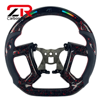 Volant de voiture en fibre de carbone forgée avec écran LED pour Chevrolet Suburban GMC Acadia Sierra Denali Sport, accessoires de voiture