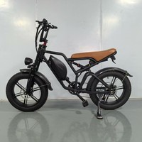 VTT V20 20 pouces, cadre en acier, 48V 10.5Ah, 7 vitesses, Fatbike, moteur brushless 250W/750W/1500W, batterie lithium, écran LCD, moteur moyeu arrière, OEM