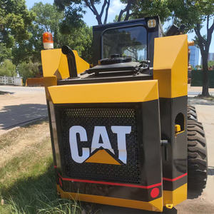 Cargadora de Ruedas Compacta CAT 246D Usada Original, Elevación Radial, Buen Estado de Funcionamiento, Maquinaria de Construcción - Product Image 6