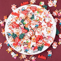 Grosir natal perhiasan Resin casing ponsel jam tangan jepit rambut cangkir gelang miniatur Resin liontin kerajinan Resin untuk dekorasi