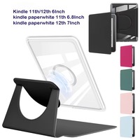 Édition Jeunesse – Étui de protection détachable en acrylique magnétique pour Kindle Paperwhite 6/5/4/3 – Modèle exclusif IoT