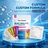 Poudre d'électrolytes pour boisson hydratante, Sodium Potassium Magnésium, Zéro Sucre Keto, Récupération Sportive, Vente en Gros OEM