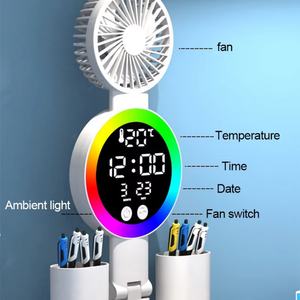 Lampe de table LED rechargeable avec affichage de l'heure, veilleuse et lampe de lecture pour la maison et le bureau - Product Image 3