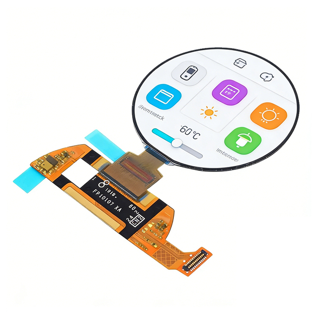 Custom 1.39 Inch 454x454 Ips Small Round Amoled Lcd Display 1.39inch 454*454 MIPI/SPI 350cd/m2 OLED Display